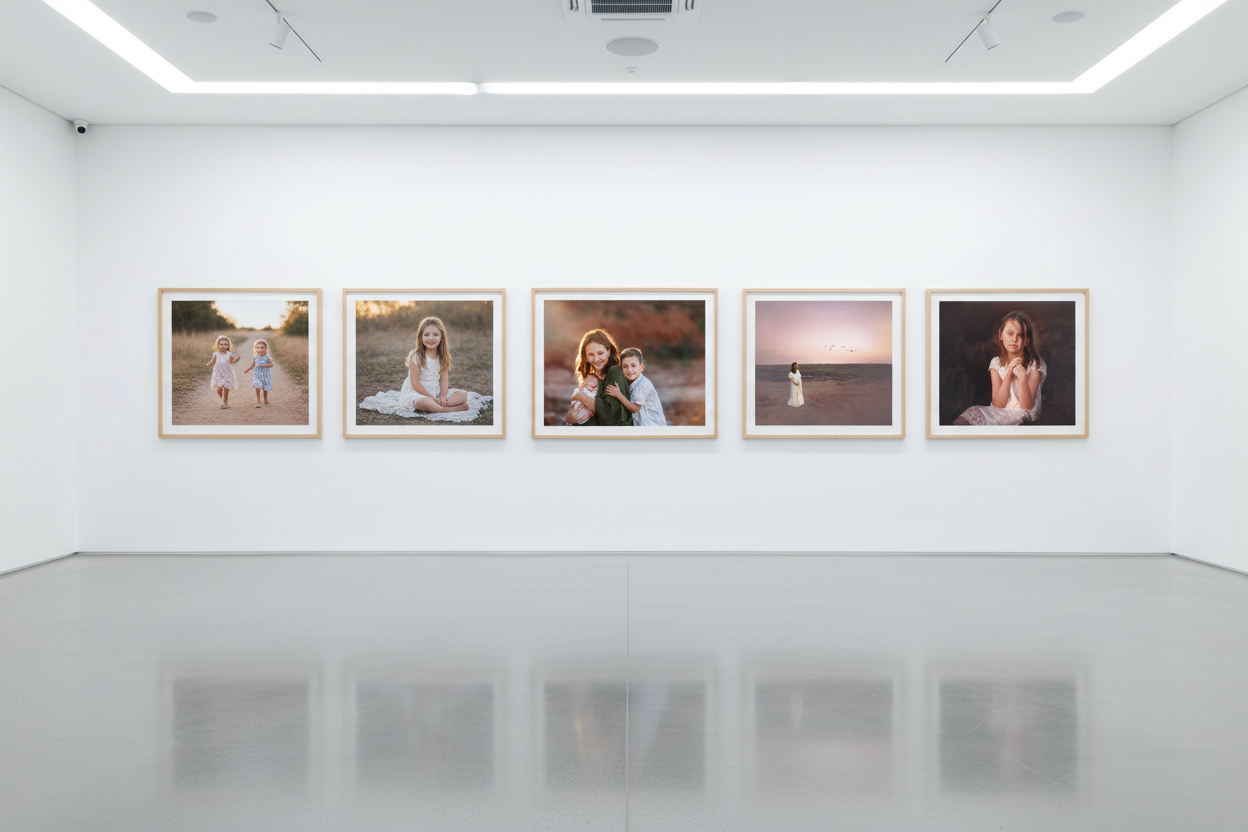Portrait Gallery - White Cool Gallery No People